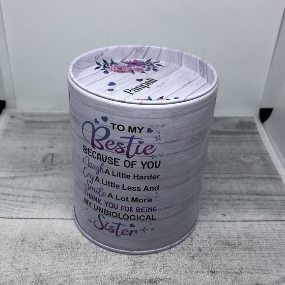 BFF Best friend bestie best wishes wax candle new with card gift. - Picture 2 of 6